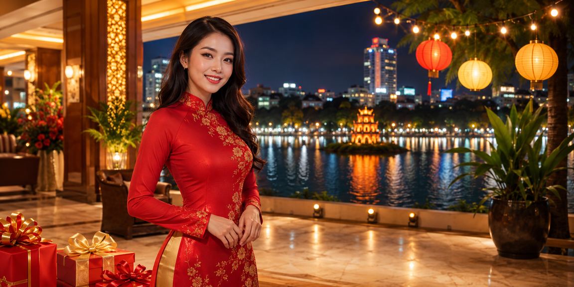 Phụ nữ Hà Nội mặc áo dài truyền thống xem thông tin cá cược thể thao trên điện thoại